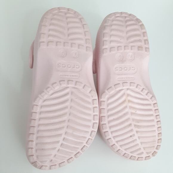 Crocs Clogs Womens 9 Slip On Water Shoes Light Pink Rubber Summer Comfort Shoe - Picture 7 of 10
